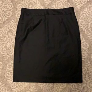 Black J. Crew Pencil Skirt